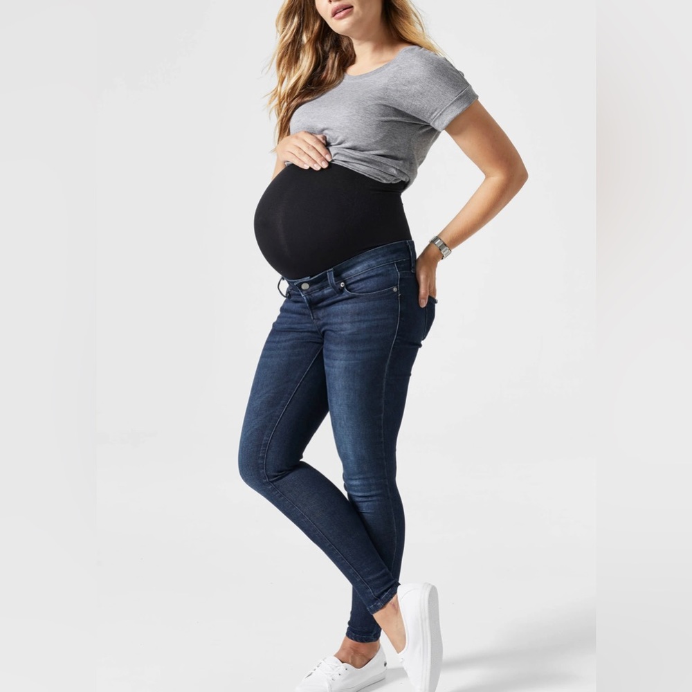 BLANQI maternity belly support skinny jeans